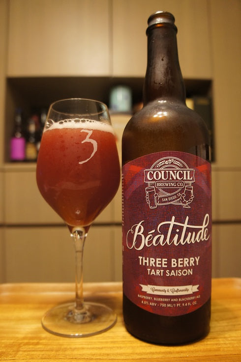 Council Beatitude Tart Saison Three Berry 750ml