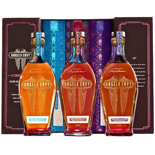Angel's Envy Cellar Collection Series 2024 Limited Release Volumes 1-3 (3-375ml)