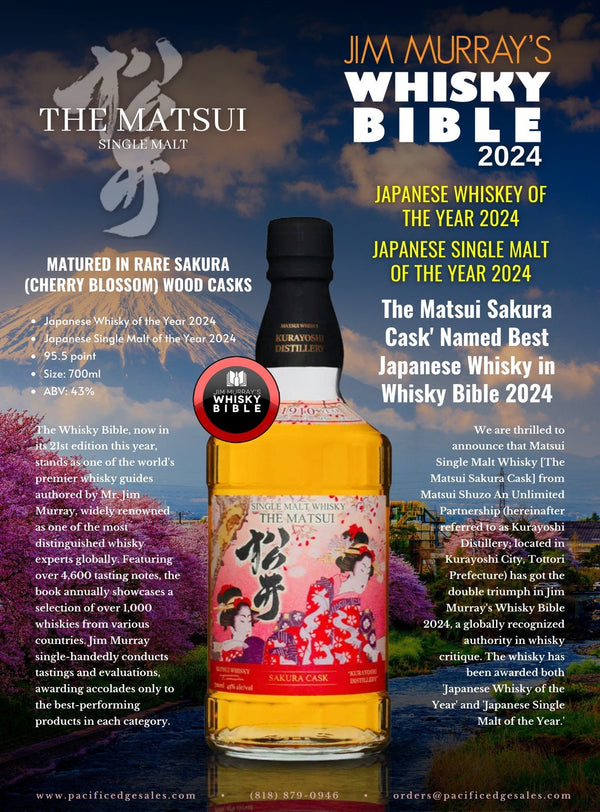 The Matsui Sakura Cask Single Malt Whisky 750 ML