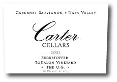 Carter Cellars Cabernet Sauvignon  Beckstoffer To Kalon The O.G. 2021 750 ML
