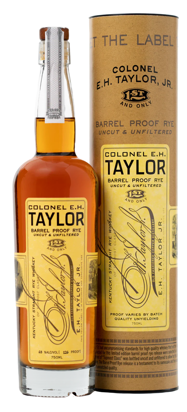 Colonel E.H. Taylor Barrel Proof Rye Uncut & Unfiltered Whiskey 750ml