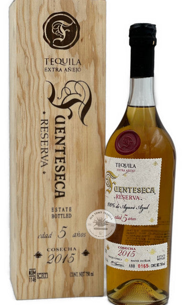 Fuenteseca Reserva 5 Anos Extra Añejo Tequila 750ml Cosecha 2015