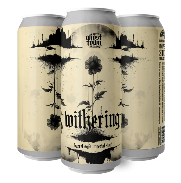 Ghost Town Brewing Withering Barrel Aged Imperial Stout 16oz single can