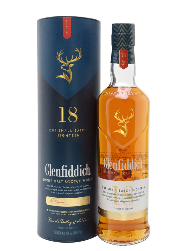 Glenfiddich 18 Single Malt Scotch Whisky 750 ML