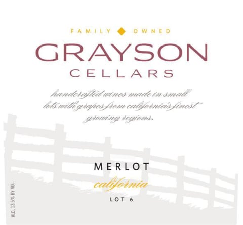 Grayson Cellars Merlot 2020 750ml