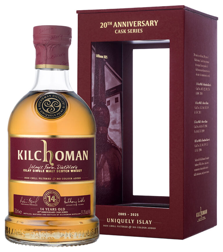 Kilchoman 14 Year Old 'Ex-Bourbon Barrels' Single Malt Scotch Whisky 700 ML
