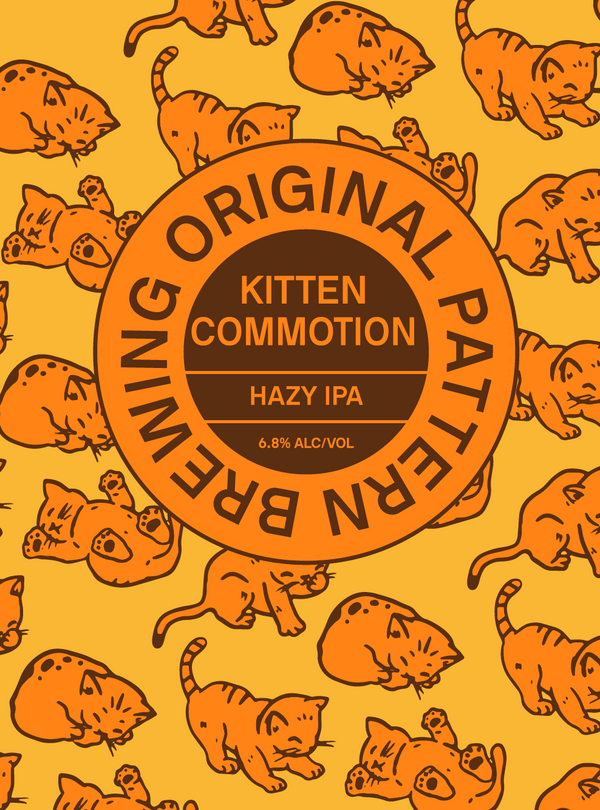 Original Pattern 'Kitten Commotion' Hazy IPA 4pk 16oz cans