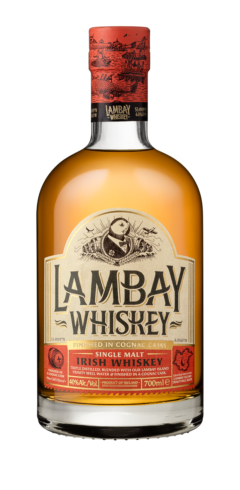 Lambay Single Malt Irish Whiskey 750ml