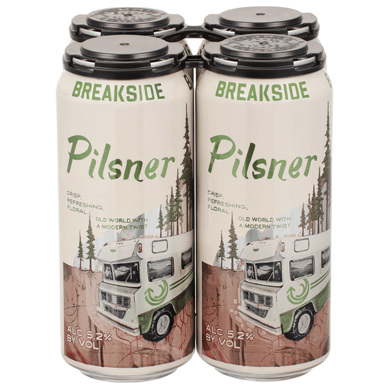 Breakside Pilsner 4pk 16oz cans