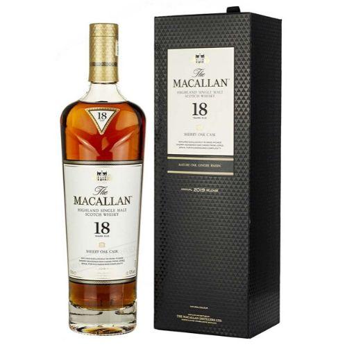 Macallan 18 Years Sherry Oak Cask Single Malt Scotch 750 ML