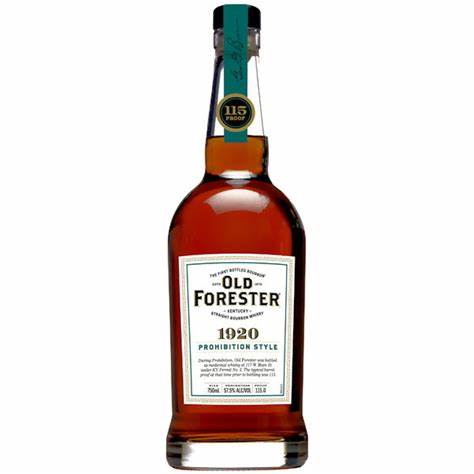 Old Forester Kentucky Bourbon 1920 Prohibition Style 750 ML