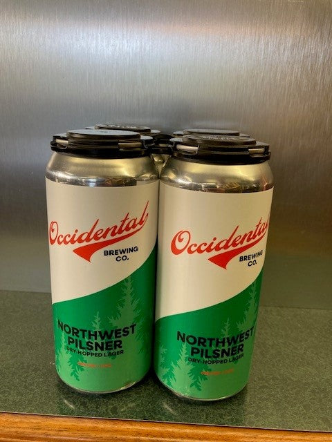Occidental Northwest Pilsner 4pk 16oz cans