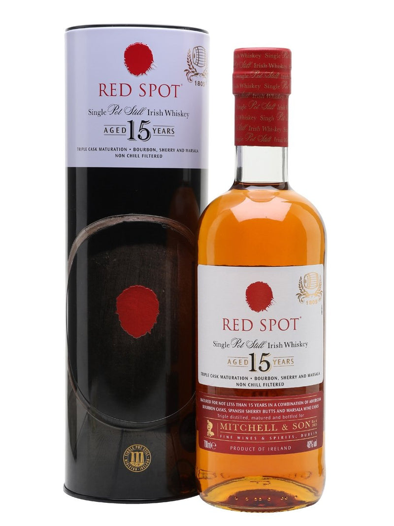 Red Spot 15 Years Single Pot Still Irish Whiskey 750ml