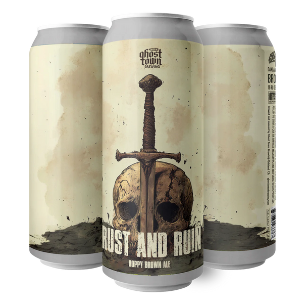 Ghost Town Brewing Rust And Ruin Hoppy Brown Ale Single 16oz can