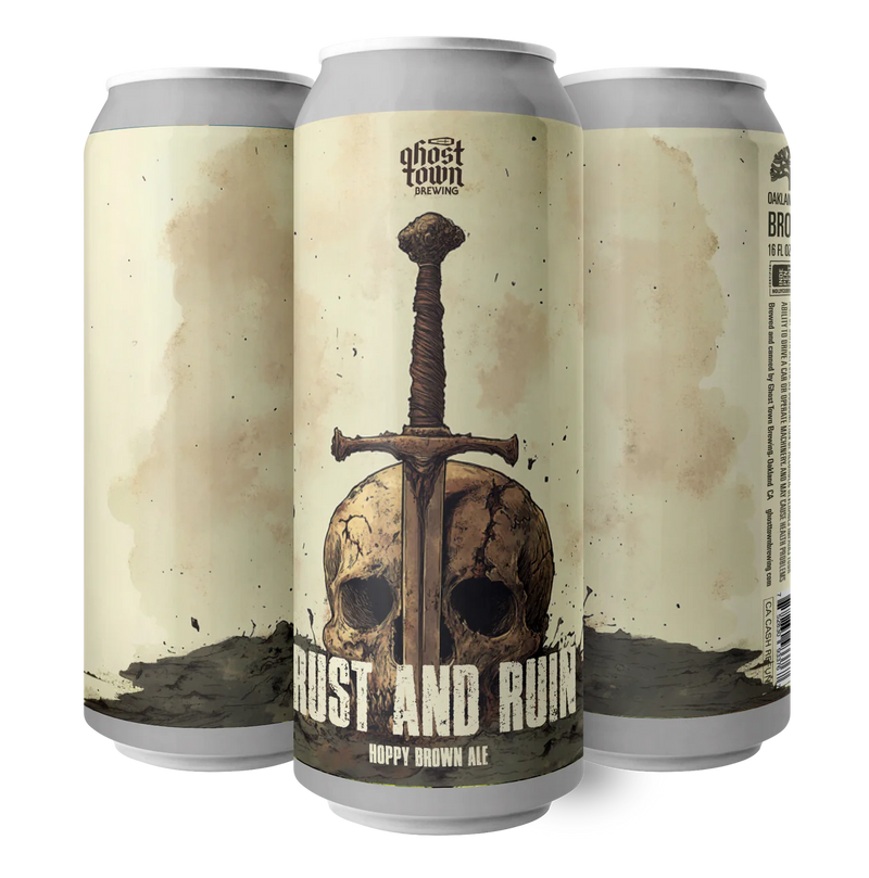 Ghost Town Brewing Rust And Ruin Hoppy Brown Ale Single 16oz can