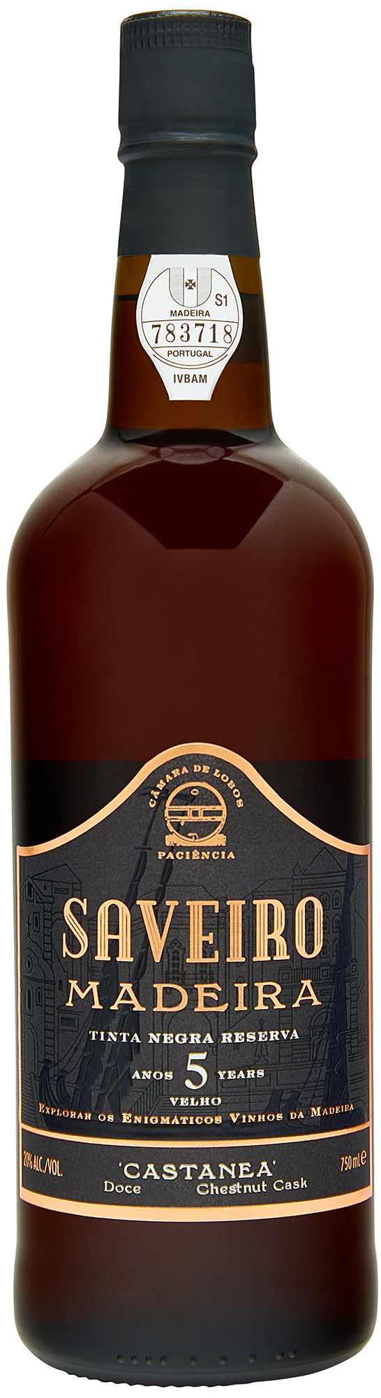 Saveiro Castanea Madeira 5 Year Old Madeira 750