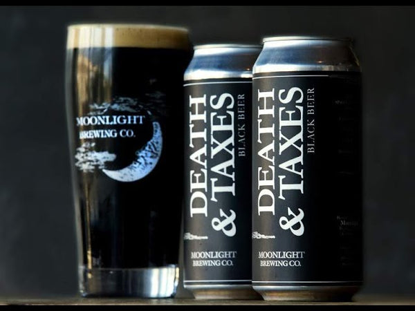 Moonlight Death & Taxes Black Lager 4pk 16oz cans