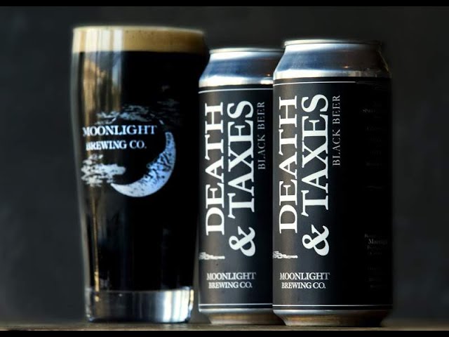 Moonlight Death & Taxes Black Lager 4pk 16oz cans