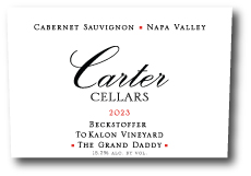 Carter Cellars Beckstoffer to Kalon "The Grand Daddy" Cabernet Sauvignon 2023 750ml