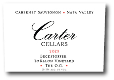 Carter Cellars Beckstoffer To Kalon "The O.G." Cabernet Sauvignon 2023 750ml