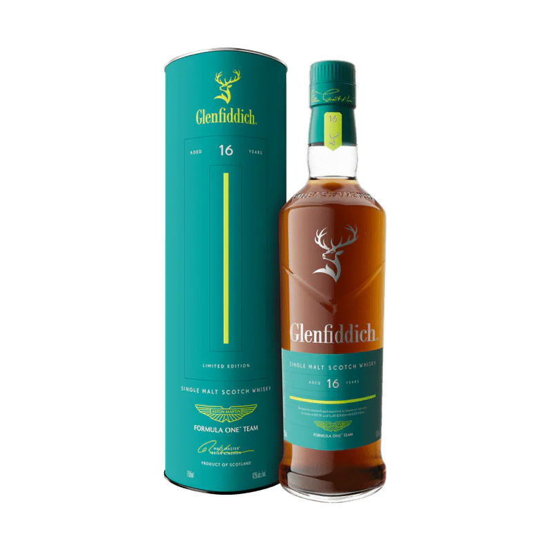 【限定モデル】Glenfiddich 16年 アストンマーチン F1 ケース付き Glenfiddich Aston Martin 16 years Old Speyside Single Malt F1