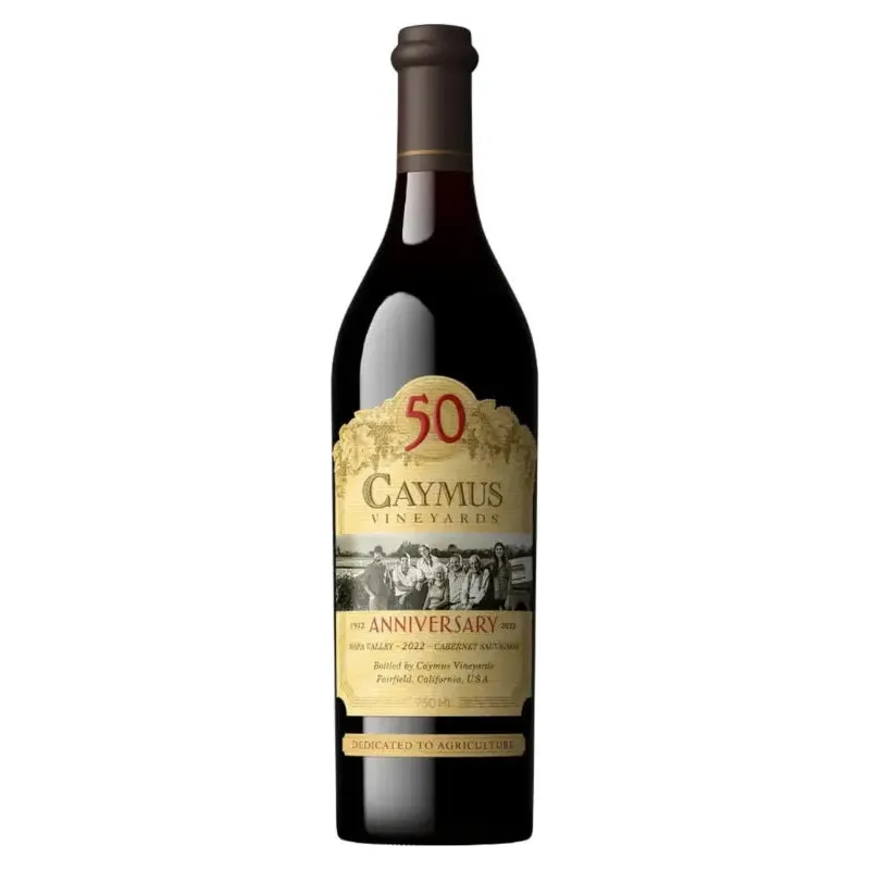 Caymus 50th Anniversary Napa Valley Cabernet Sauvignon 2022 750ml