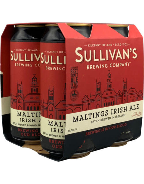 Sullivans Maltings Red Ale 4pk 14.9oz cans