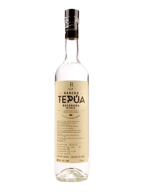 Rancho Tepua Bacanora Blanco 750 ml