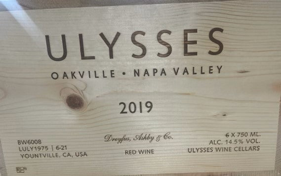 Ulysses Oakville Cabernet Sauvignon 2019 750ml