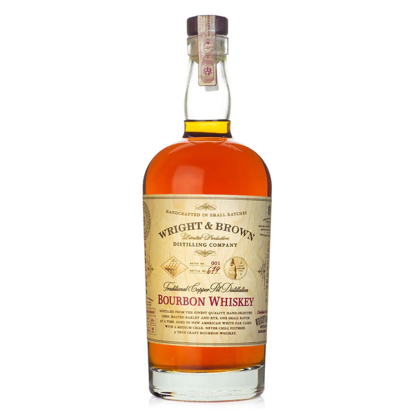 Wright & Brown Straight Bourbon Whiskey 750ml