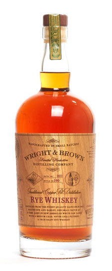 Wright & Brown Straight Rye Cask Strength Whiskey 750 ML