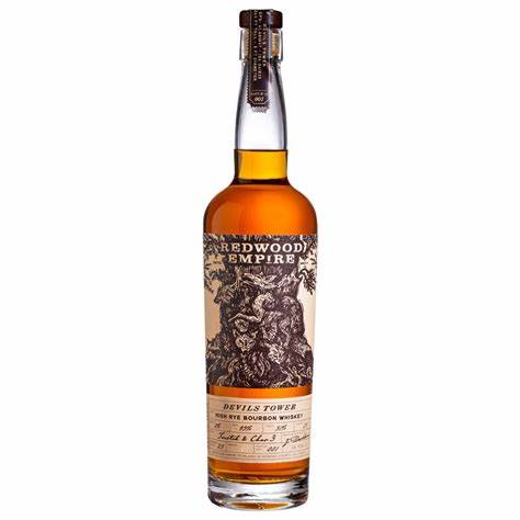 Redwood Empire 'Devils Tower' High Rye Bourbon Whiskey 750 ML