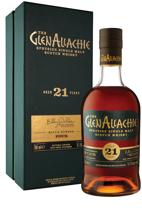 The GlenAllachie 21 Years Batch No. 4 Single Malt Scotch Whisky 700 ML