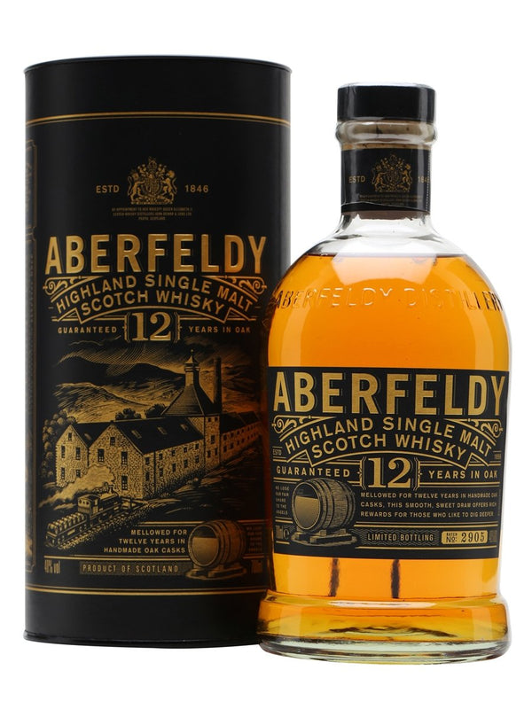 Aberfeldy 12 Years Single Malt Scotch Whisky 750ml