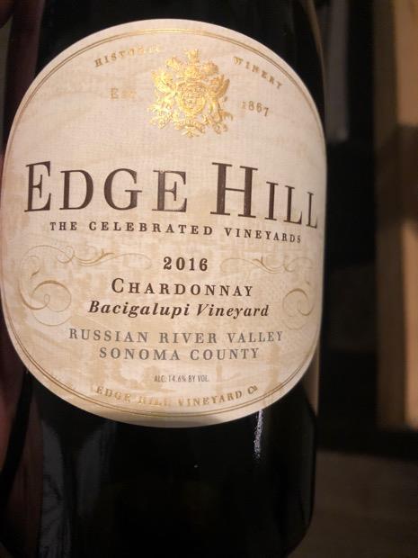 Edge Hill Chardonnay Bacigalupi Vineyard 2016 750ml