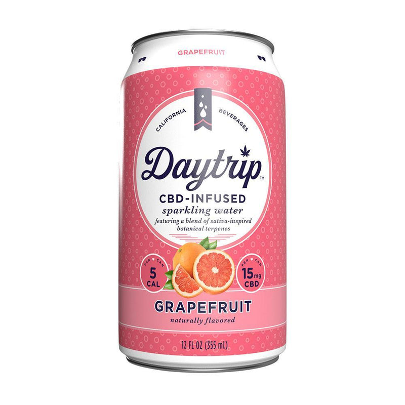 Daytrip CBD Sparkling Water Grapefruit 12oz single can