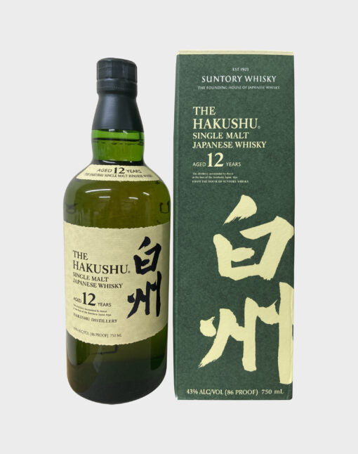 Hakushu 12 Year Japanese Single Malt Whisky 750 ML