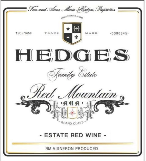 Hedges Family Estate 2018 Cabernet Sauvignon Red Mountain 750ml